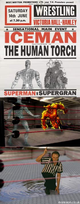 Superhero battle of the century